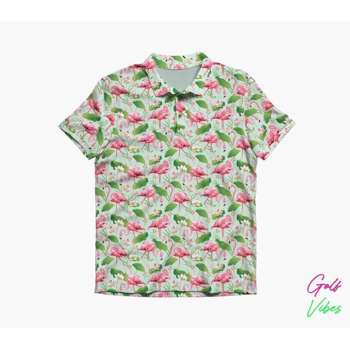 Golf Shirt / Baju Golf - Flamingo