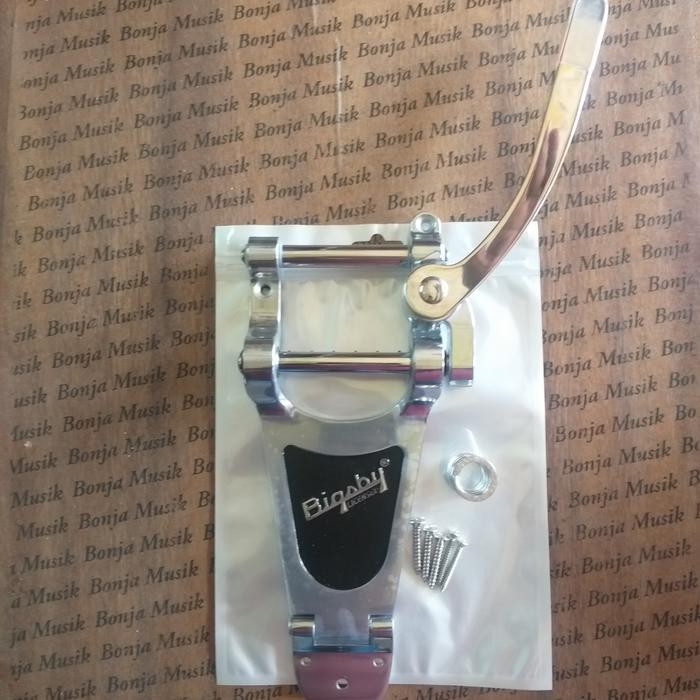 Tremolo Bigsby B 70 G Tremolo Vibrato Tailpiece Silver Chrome