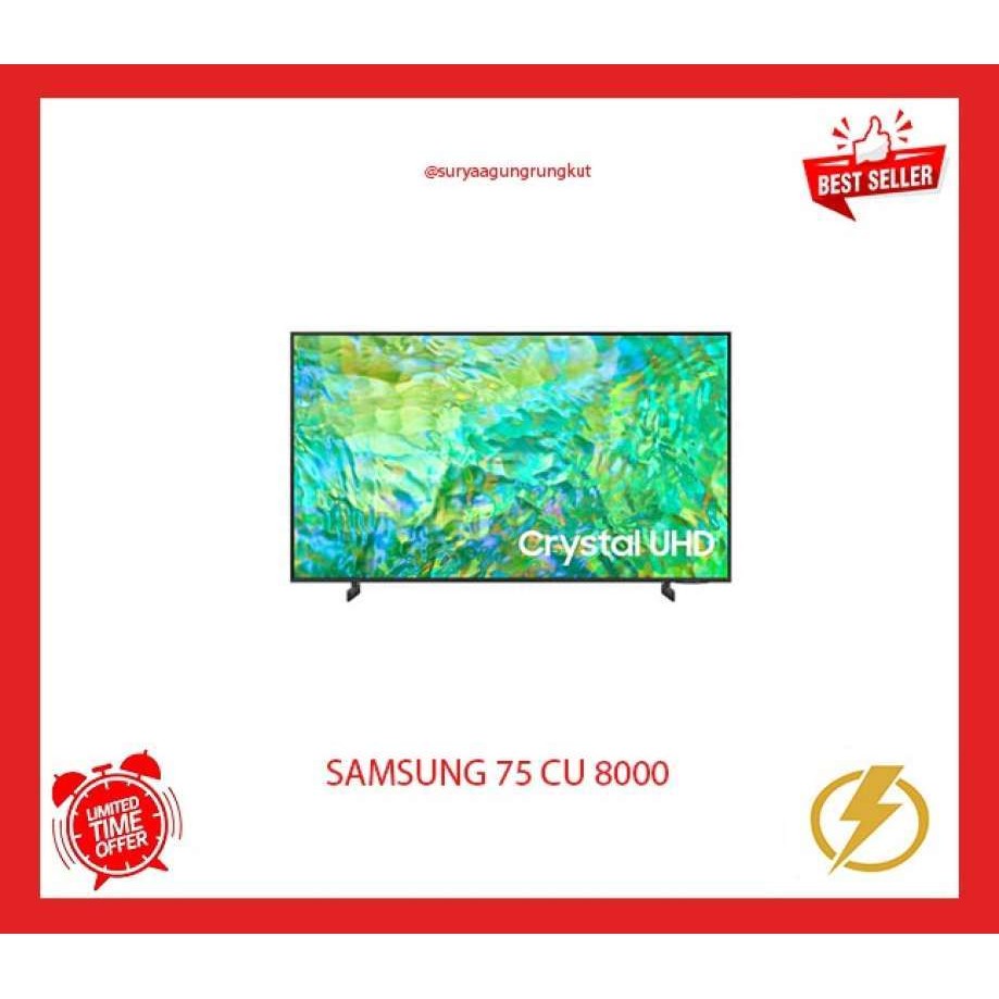 DIGITAL LED TV SAMSUNG 75 INCH SMART - 75 CU 8000