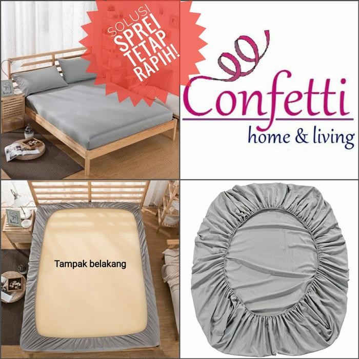 sprei kaos confetti (sprei saja)