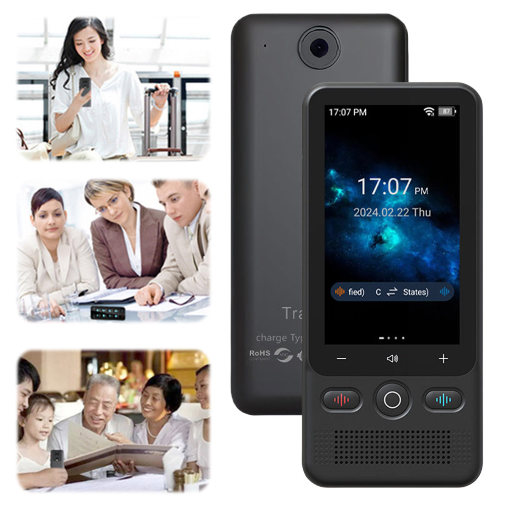 138 Languages Offline Voice Translator Device Wifi Portable Instant Translator Real-Time Translator
