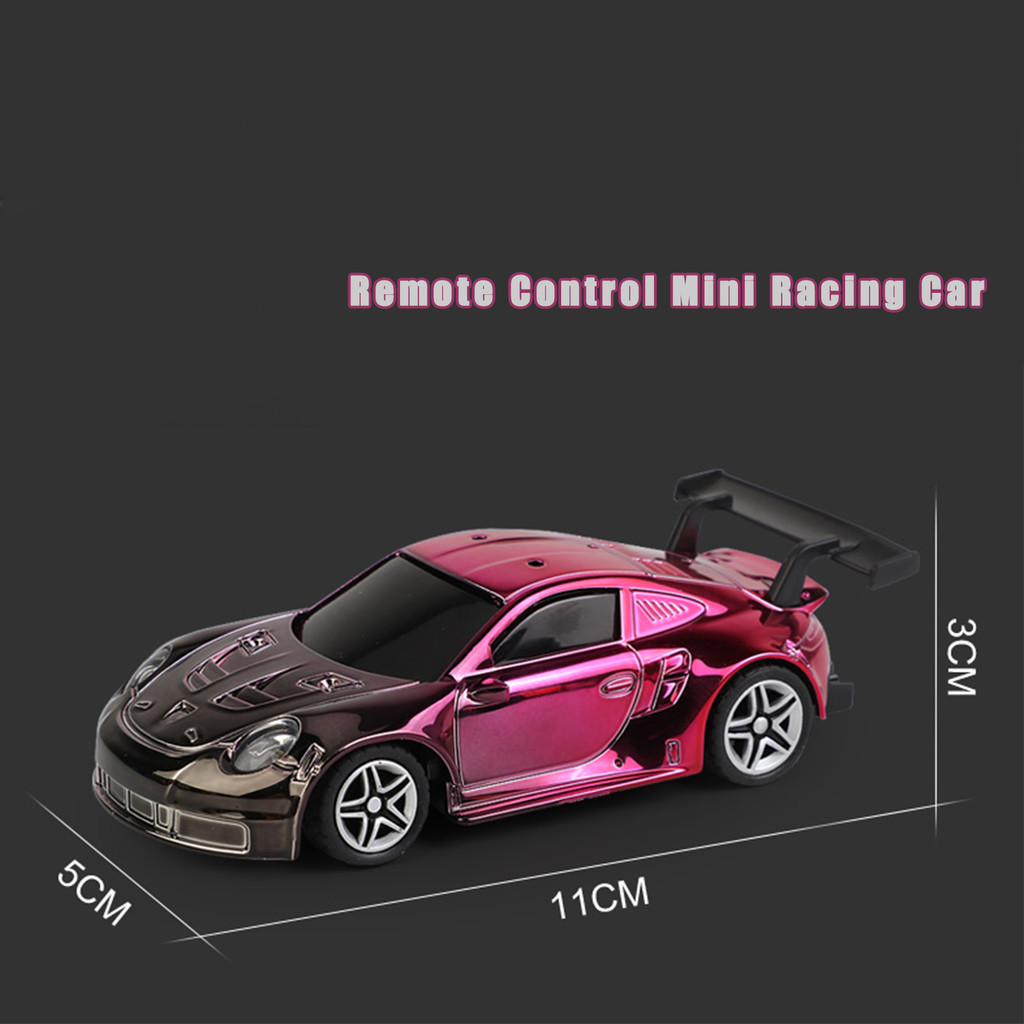 Gifts Rc Racing Mini Car Simulation Rc Car 1/43 Scale Rtr 2.4 Ghz Electric Model Led Lights Radio Rc
