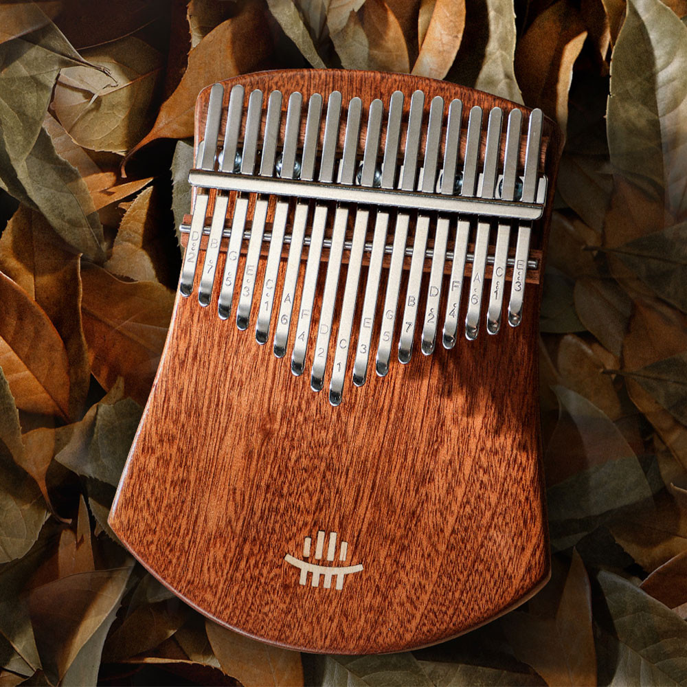 Hluru-17 Keys Kalimba Thumb Piano Wood Piano Body Musical Instruments Keyboard Instruments For