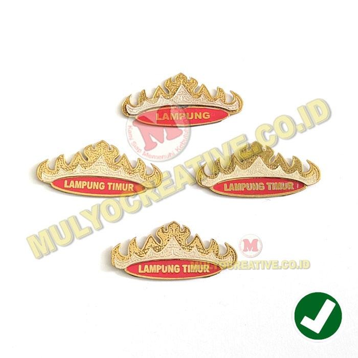 

Pin Bros Siger Lampung Timur Pengait Magnet Peniti PREMIUM