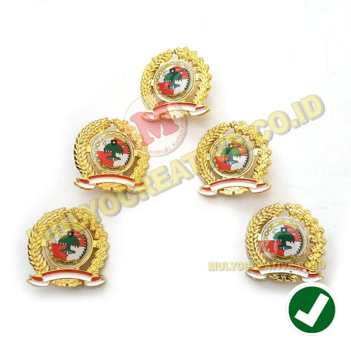 

Lencana Koperasi Indonesia Murah Pin Logo Koperasi Model Padi Kapas PREMIUM