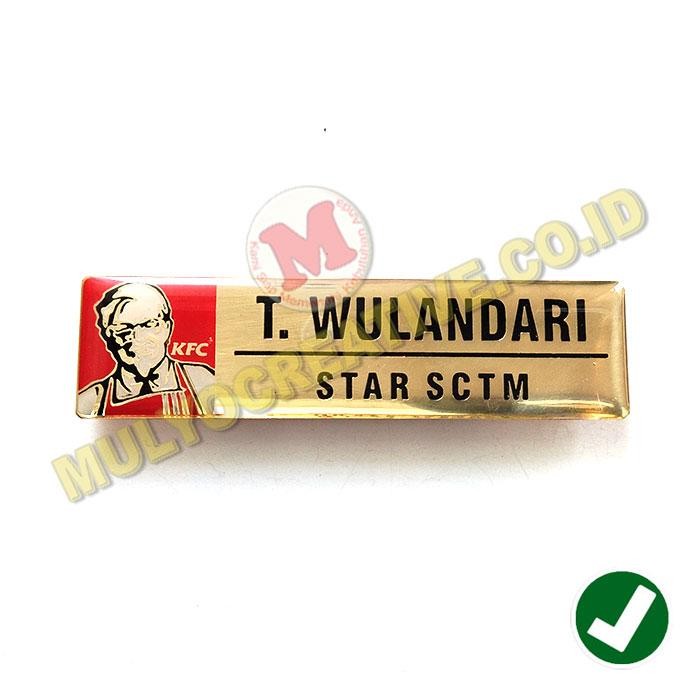 

Name Tag - Papan Nama Dada Karyawan Pengait Magnet Murah PREMIUM