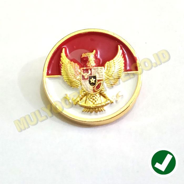 

Pin Garuda Background Bendera Merah Putih Bulat Pengait Peniti PREMIUM