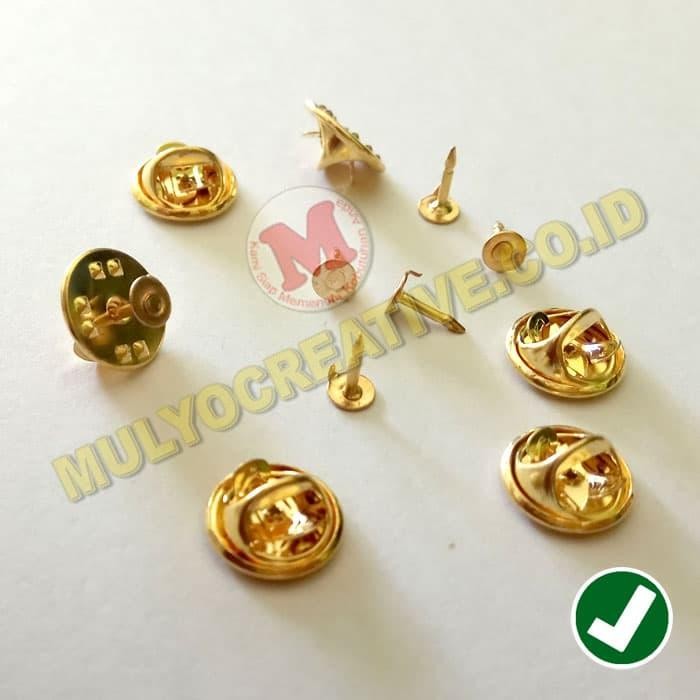 

Pengait Manset Model Kupu-Kupu Paku Nametag Pin dan Lencana PREMIUM