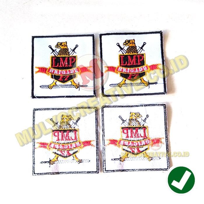 

Bet Bordir Logo Laskar Merah Putih Emblem LMP Brigade Kotak PREMIUM