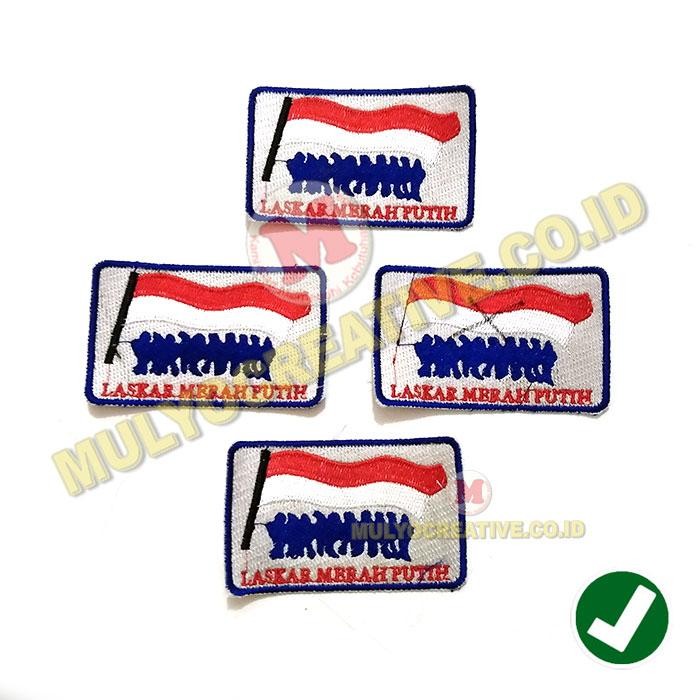 

Bordir Logo LMP Bodir Patch Laskar Merah Putih Murah PREMIUM