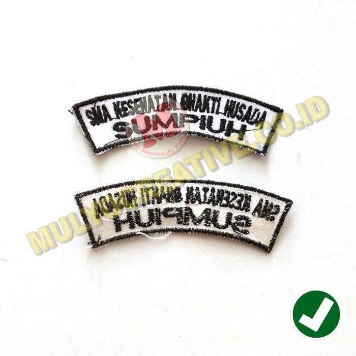 

Bordir Atribut Sekolah - Bordir Lokasi Nama Sekolah Badge Murah PREMIUM