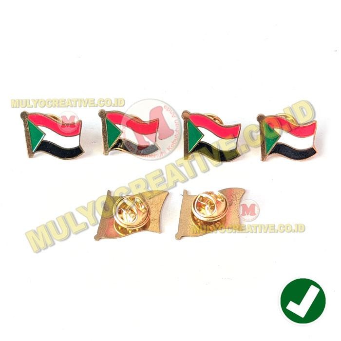 

Flag Pin Sudan Pin Bendera Negara Sudan Pin Flag Murah PREMIUM