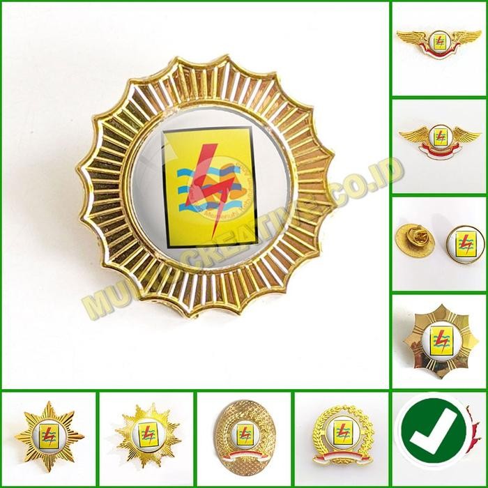 

Wing Logo Perusahaan Listrik Negara Pin Bros Logo PLN PREMIUM