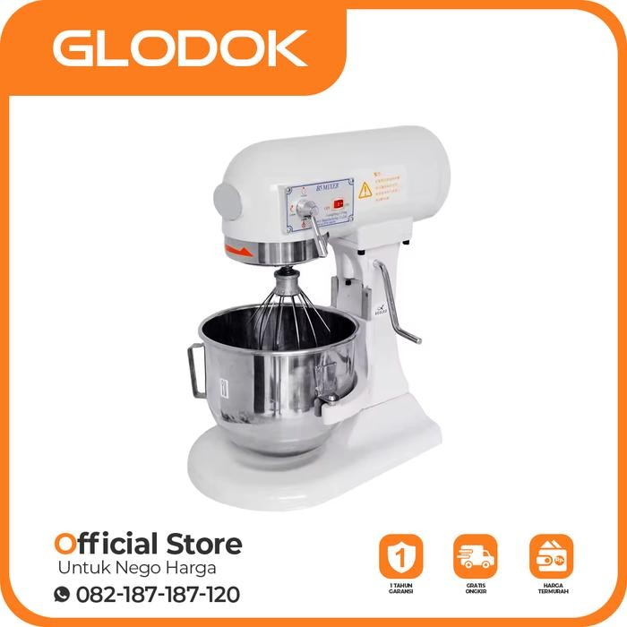 Mixer Roti Kapasitas 1 Kg SZM-5 Planetary Mixer Pengaduk Adonan 5 Liter