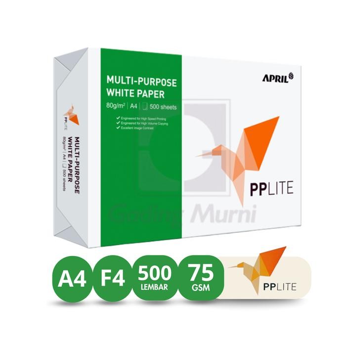 

Pp Lite Kertas Hvs A4 Folio/F4 75Gsm 1 Rim