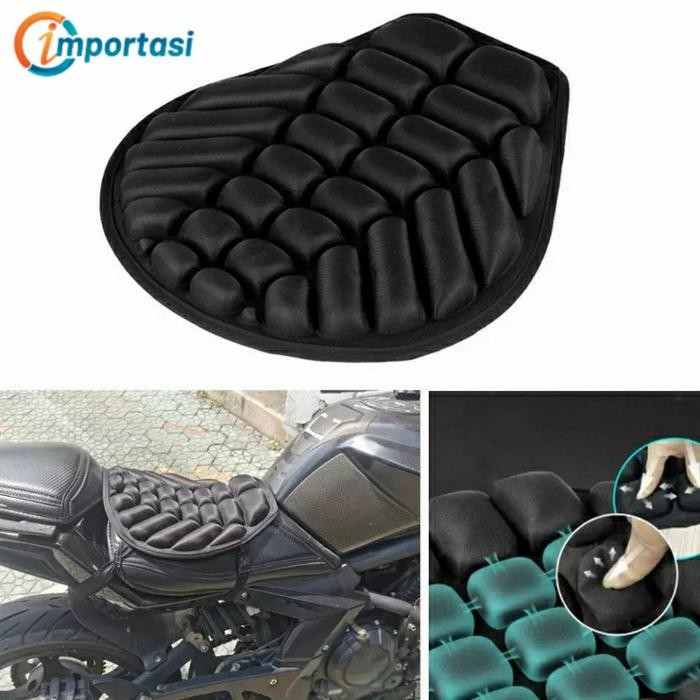UNIVERSAL COMFORT SEAT CUSHION GEL JOK MOTOR 3D BANTAL ALAS COVER JOK