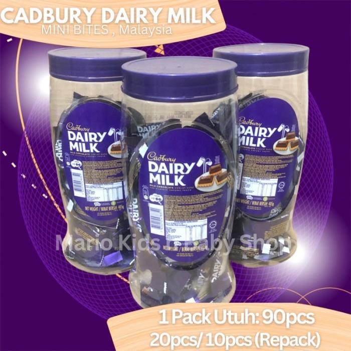 

Ready Coklat Cadbury Mini Bites Malaysia Toples/ Jar 90 Pcs