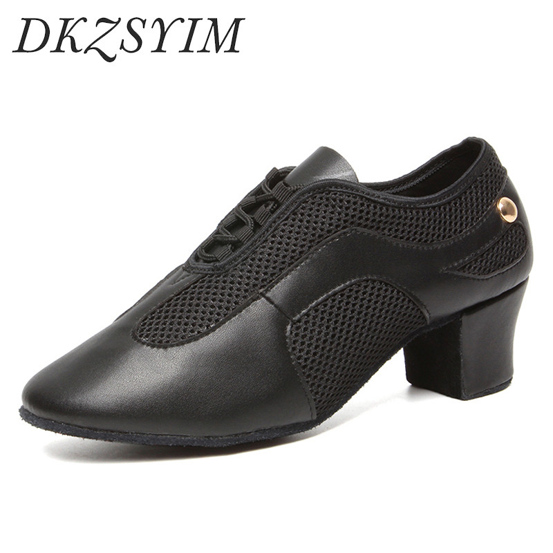 DKZSYIM Men's Latin Dance Shoes Ballroom Modern Tango Dance Shoes Men Shoes For Boy Shoes Dance Snea