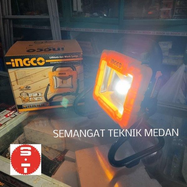 Cwli2025 Cordless Lampu Sorot Light Lamp Led 20 Watt Unit 20V Ingco