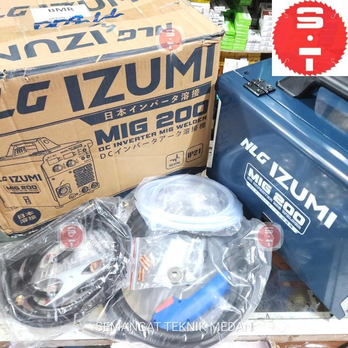 Mig200 Mesin Trafo Las Mig Migi Tanpa Gas Co2 200A 200 A Izumi Mig 200