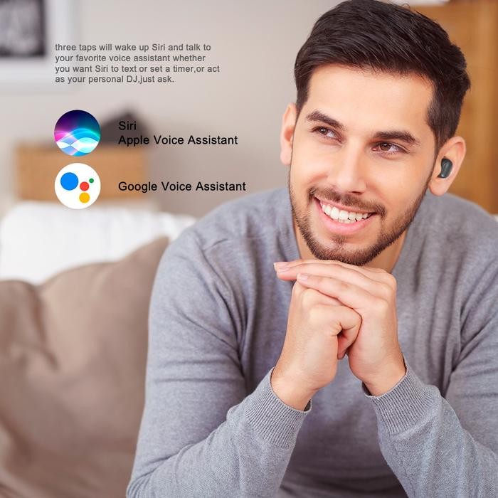 (Expert) Inone TWS Earphone Bluetooth Wireless Earbud BT 5.0 Intelligent