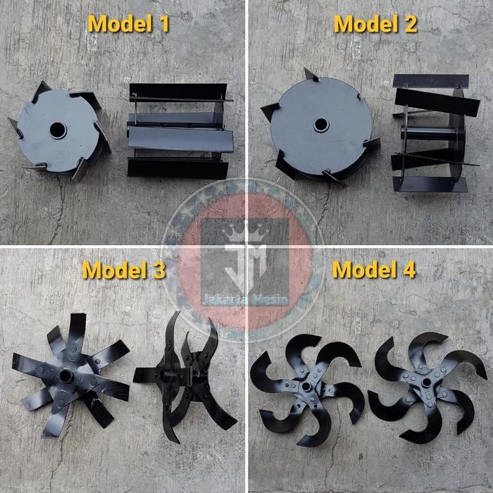 Cultivator Weeder Tiller Mata Pisau Penyiang Gulma Penggembur Tanah