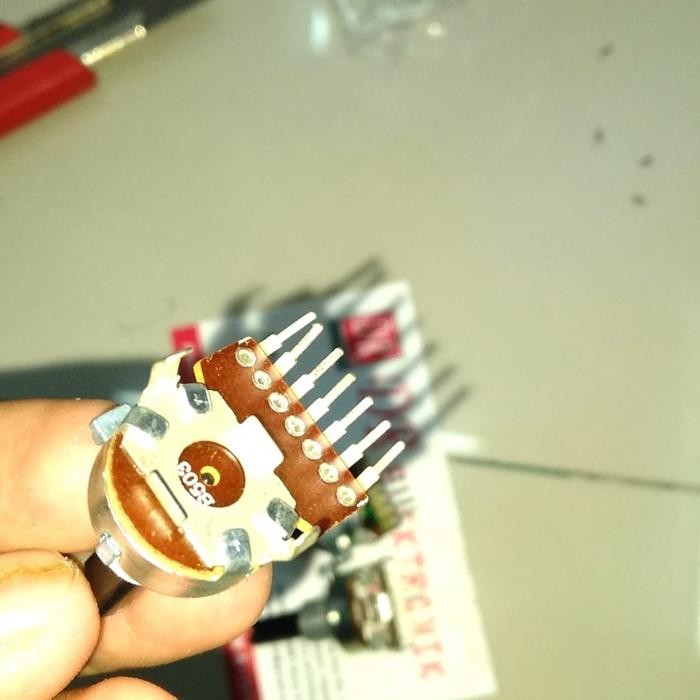 RB Potensio ORI tape politron Polytron 7 kaki 7 pin kaki jejer 50K ulir