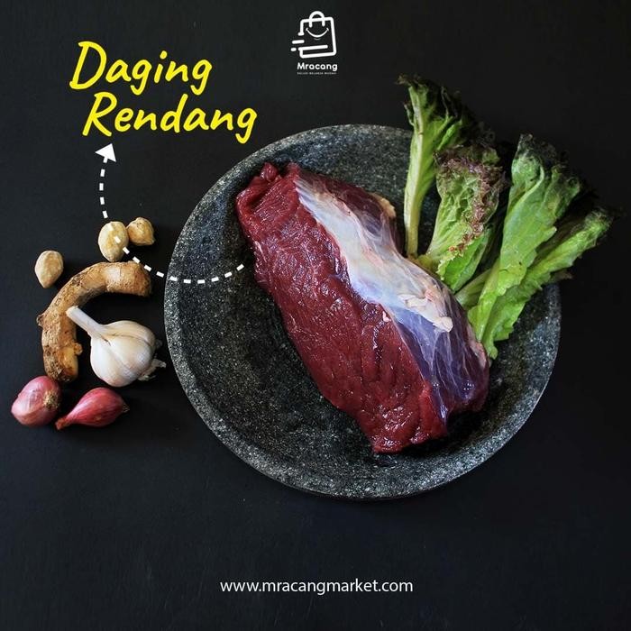 

New Daging Rendang + Sapi Lokal Fresh + Berat 500Gram