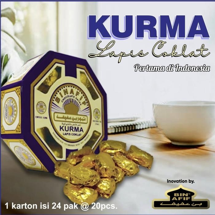 

Kurma lapis coklat bin afif isi 20 New