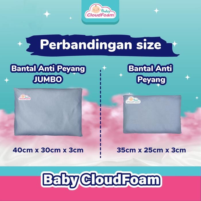 Baby Cloudfoam Bantal Anti Peyang Jumbo bantal cinta