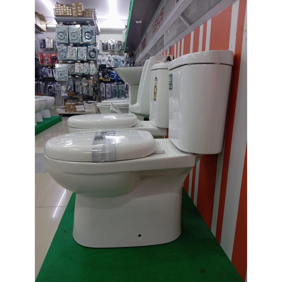 OULU C480 TWO PIECE CLOSET / TOILET / WC DUDUK DUAL FLUSH AS 25 CM WHITE
