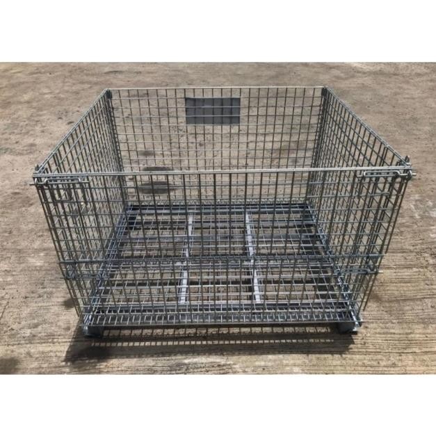 Terlaris Keranjang Besi Lipat / Pallet Mesh / Keranjang Troli Besi Heavy Duty 1500Kg