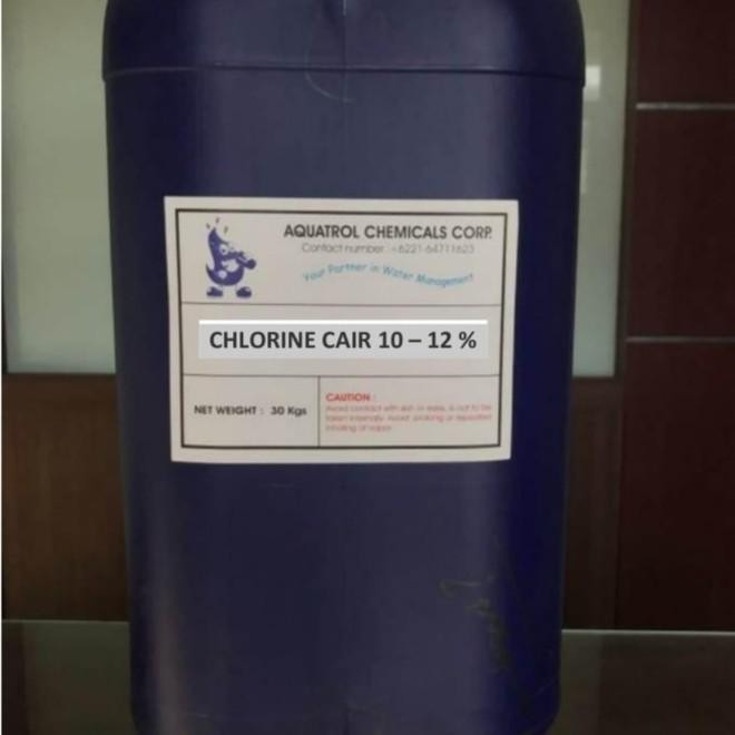 CHLORINE CAIR 10-12% (SODIUM HYPOCHLORINE) - CHLORIN CAIR