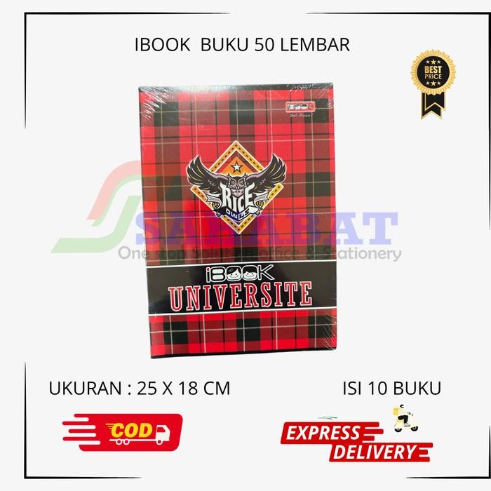 

BMC BUKU BOXY ISI 50 LEMBAR BUKU TULIS SEKOLAH SATU PAK ISI 10 BUKU