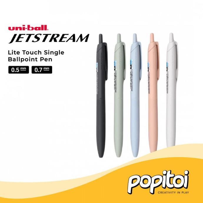 

Uniball Jetstream LITE Tou Ink Single Ballpoint Pen 0.5 0.7 mm Pulpen Warna Warni Uni Ball