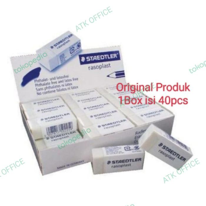 

Penghapus Pensil Staedtler Kecil B40 (1 box 40pc ) Eraser Pensil