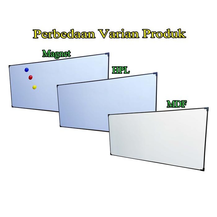 

Papan Tulis 60 x 120 cm Whiteboard