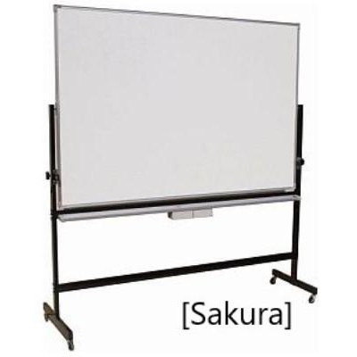 

Papan tulis / Whiteboard Magnetic tiang + Roda 2 Sisi Sakura