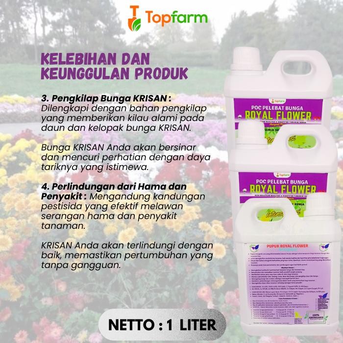 Pupuk Bunga Krisan / Booster Bunga Krisan / Pupuk Penyubur Tanaman / Pupuk Pohon Hias / Pupuk