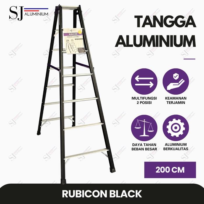 

Terlaris Rubicon Black - Tangga Lipat Aluminium Ladder Multifungsi Jumbo 200 Cm