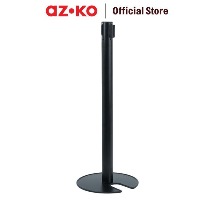 

Terlaris Azko Tiang Antrian Dengan Tali Thin Base - Hitam/Merah Handrail Tiang Pembatas Antrean