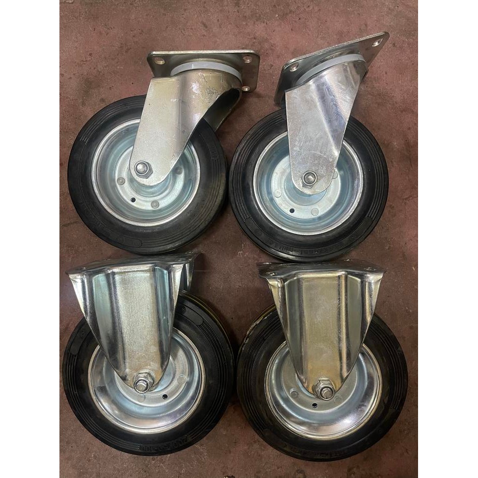 

Terlaris Roda Karet Continental 8" Hidup/Mati