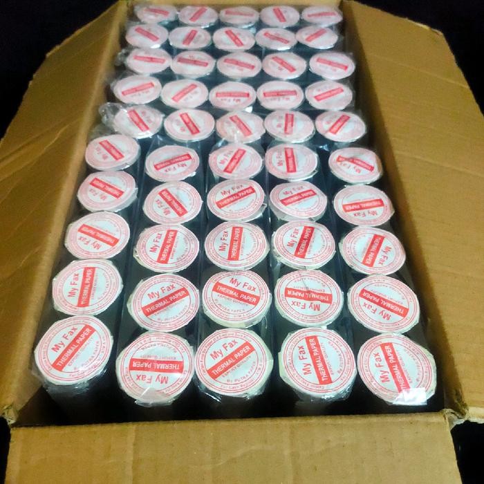 

Kertas struk kasir thermal edc 80x40 paket 10 pcs Hitam