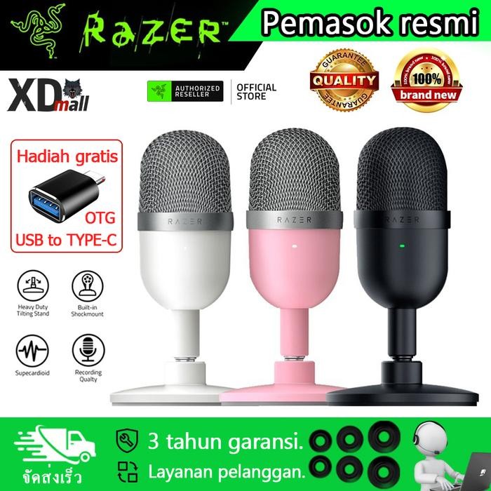 Microphone Usb Razer Seiren Mini Ultra-Compact Streaming Mic For Pc