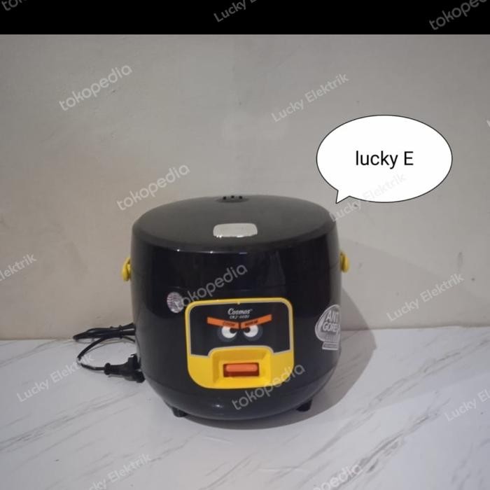 ald cosmos rice cooker mini 0.8 liter 3in 1 crj 6601 mcom kecil.hitam