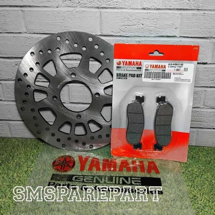 Piringan Cakram Depan + Kampas Rem Motor Yamaha Jupiter Z Burhan Vega R Vega Zr