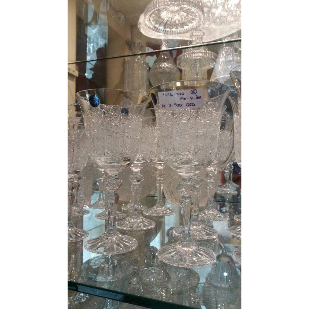 gelas bohemia crystal (original)
