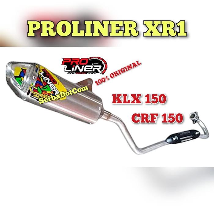 Knalpot Proliner Pro Liner Original Xr1 Klx Crf Wr Not Rv1 N4 T3 Torc