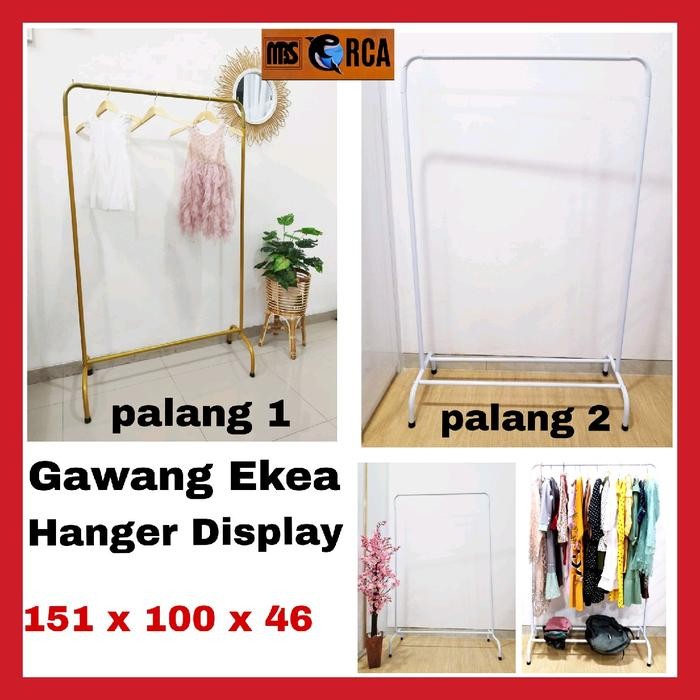 Gantungan baju gawang hanger display baju gawang gantungan baju