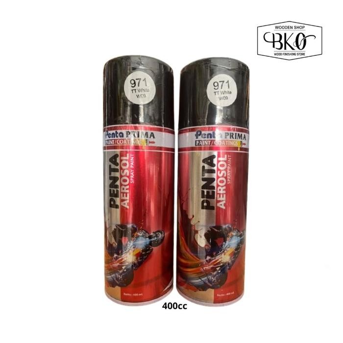 BEST SELLER Cat semprot pylox PENTA 400 ml ( 971 ) TT White W09 (putih) Agya Ayla Avanza Xenia
